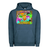 Pigment Midnight Navy Loaded Tea Junkie Urban Hoodie - Jasminsmagicworld