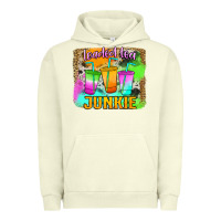 Pigment Pistachio Loaded Tea Junkie Urban Hoodie - Jasminsmagicworld