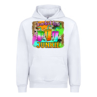 White Loaded Tea Junkie Urban Hoodie - Jasminsmagicworld