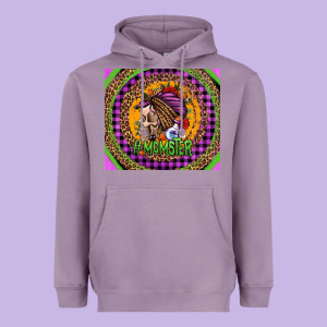 Momster Halloween Momlife Heavyweight Hoodie Designed By Jasminsmagicworld