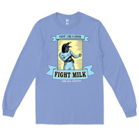 Colony Blue fight milk classic Long Sleeve Tee - DesigneFamous