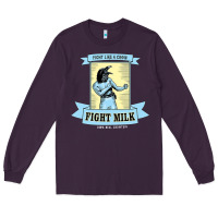 Plum fight milk classic Long Sleeve Tee - DesigneFamous