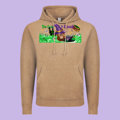 Too Cute To Spook Baby Orangutan Vintage Hoodie Designed By Lillyallendesigns