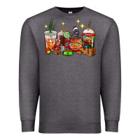 Charcoal Heather Christmas coffee cups with Labrador Premium Sweatshirt - RanaPortraitStore