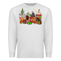 Oatmeal Heather Christmas coffee cups with Labrador Premium Sweatshirt - RanaPortraitStore