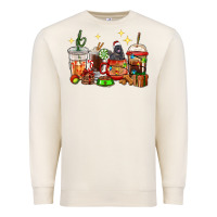 Sandshell Christmas coffee cups with Labrador Premium Sweatshirt - RanaPortraitStore