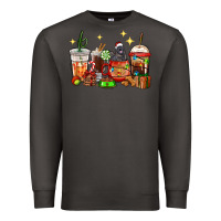 Smoke Christmas coffee cups with Labrador Premium Sweatshirt - RanaPortraitStore