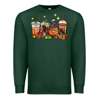 Sports Green Christmas coffee cups with Labrador Premium Sweatshirt - RanaPortraitStore