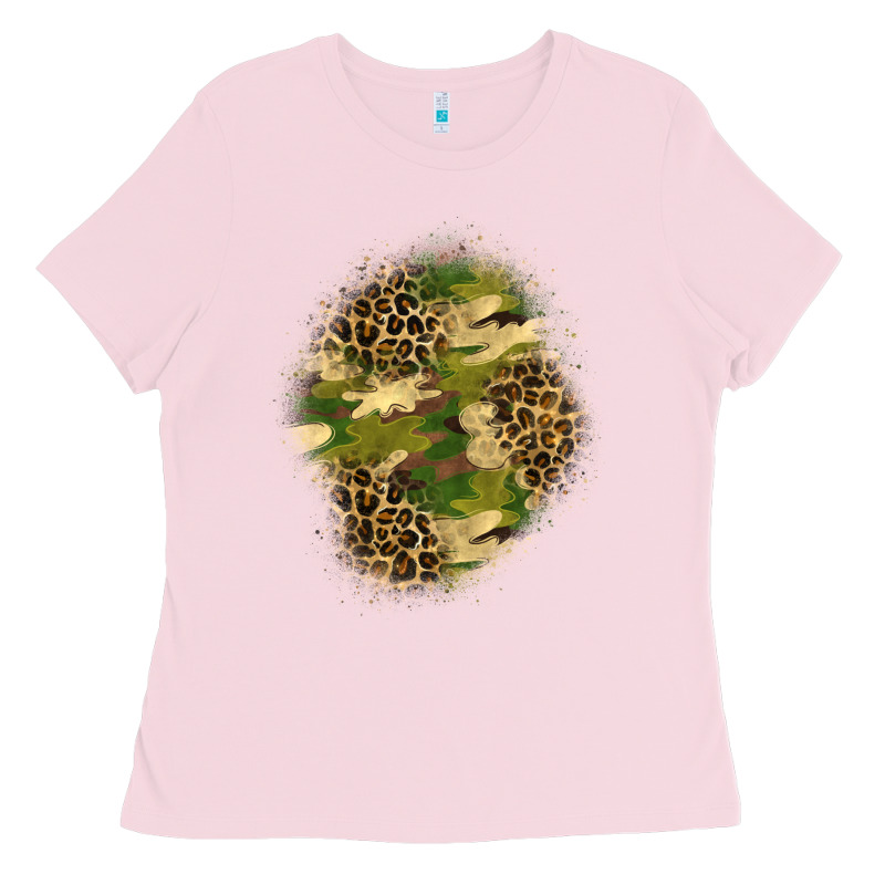 Camouflage And Leopard Patch  4 Ladies Tee by BundleAndBundleShop | Teevron