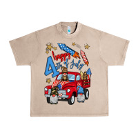 French Oak 4th of july truck  1 Urban Heavy Tee - BundleAndBundleShop