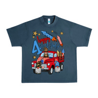 Midnight Navy 4th of july truck  1 Urban Heavy Tee - BundleAndBundleShop