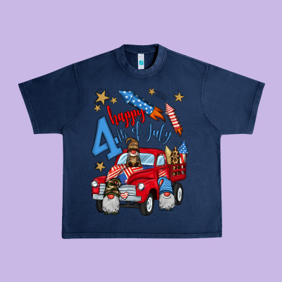 4th Of July Truck  1 Urban Heavy Tee Designed By Bundleandbundleshop