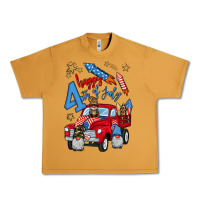 Peanut Butter 4th of july truck  1 Urban Heavy Tee - BundleAndBundleShop