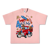 Salmon 4th of july truck  1 Urban Heavy Tee - BundleAndBundleShop