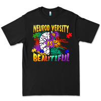 Black Neurodiversity is beautiful Premium Tee - FaDigitalArtStudio
