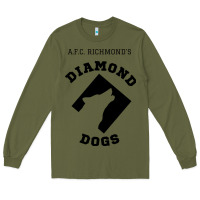 Army Green lassos diamond dogs classic Long Sleeve Tee - DesigneFamous
