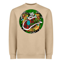 Mushroom Cowboy Christmas Heavyweight Sweatshirt - RanaPortraitStore