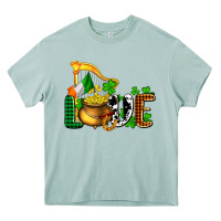 Arona St. Patrick's Love and golds Heavy Core Tee - OliviaCreatesArt