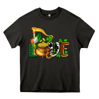 Asphalt St. Patrick's Love and golds Heavy Core Tee - OliviaCreatesArt
