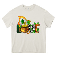 Cream St. Patrick's Love and golds Heavy Core Tee - OliviaCreatesArt