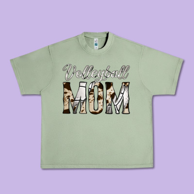 Volleyball  Mom Urban Heavy Tee Designed By Jasminsmagicworld