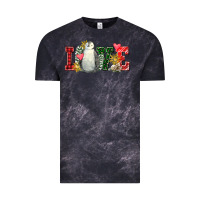 Cloud Black christmas penguin love Vintage Tee - FaDigitalArtStudio