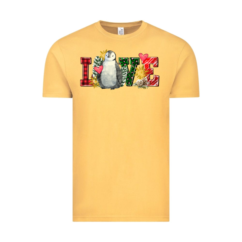 Christmas Penguin Love Vintage Tee by FaDigitalArtStudio | Teevron