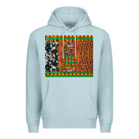 Blue Mist love autism awareness leopard cowhide Premium Hoodie - Artiststas