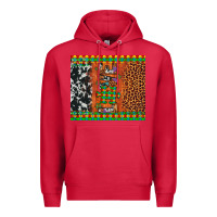 Cardinal love autism awareness leopard cowhide Premium Hoodie - Artiststas