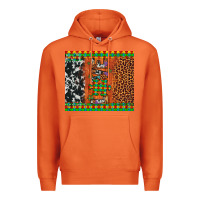 Carrot love autism awareness leopard cowhide Premium Hoodie - Artiststas