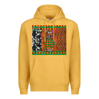 Mustard love autism awareness leopard cowhide Premium Hoodie - Artiststas