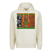 Oatmeal Heather love autism awareness leopard cowhide Premium Hoodie - Artiststas