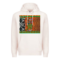 Pale Pink love autism awareness leopard cowhide Premium Hoodie - Artiststas