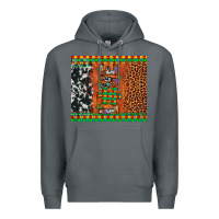 Rock love autism awareness leopard cowhide Premium Hoodie - Artiststas