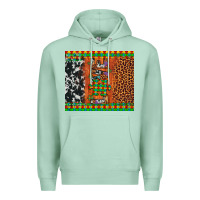 Seafoam love autism awareness leopard cowhide Premium Hoodie - Artiststas