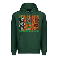 Sports Green love autism awareness leopard cowhide Premium Hoodie - Artiststas
