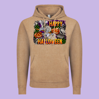 Happy Halloween Koala Vintage Hoodie Designed By Lillyallendesigns