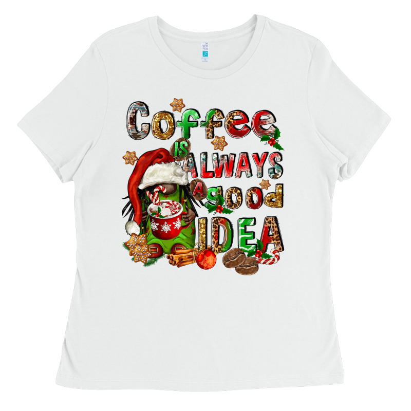 Coffee Is Always A Good Idea Ladies Tee by FaDigitalArtStudio | Teevron