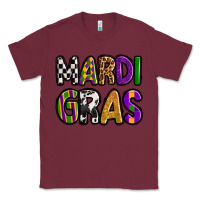 Burgundy mardi gras copy Classic Tee - OliviaCreatesArt