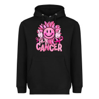 Black hey cancer smiley face breast cancer Heavyweight Hoodie - RanaPortraitStore