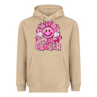 Mushroom hey cancer smiley face breast cancer Heavyweight Hoodie - RanaPortraitStore