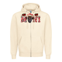 Sandshell valentines day mini black Zipper Hoodie - RanaPortraitStore