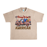 French Oak proud to be american truck Urban Heavy Tee - BundleAndBundleShop