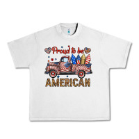 Lunar Rock proud to be american truck Urban Heavy Tee - BundleAndBundleShop