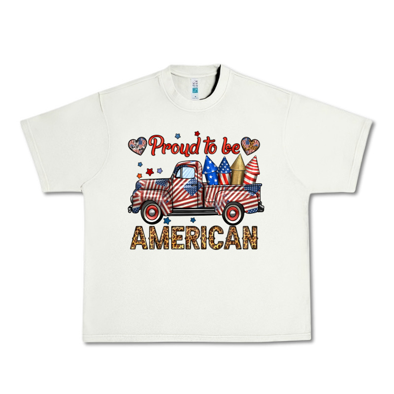 Proud To Be American Truck Urban Heavy Tee by BundleAndBundleShop | Teevron