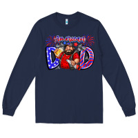 Navy american dod Long Sleeve Tee - CowhideDigitalArt