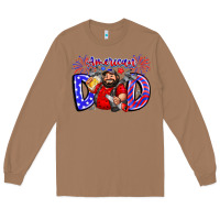 Toasted Coconut american dod Long Sleeve Tee - CowhideDigitalArt