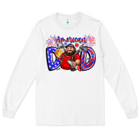 White american dod Long Sleeve Tee - CowhideDigitalArt