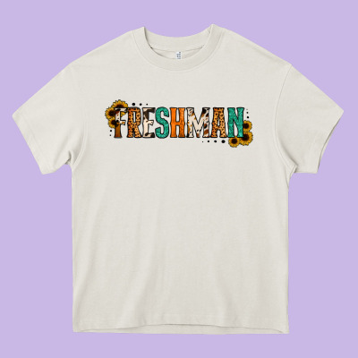 Freshman Heavy Core Tee Designed By Jasminsmagicworld