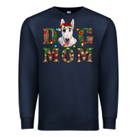 Christmas Dog Mom Bull Terrier Premium Sweatshirt | Teevron
